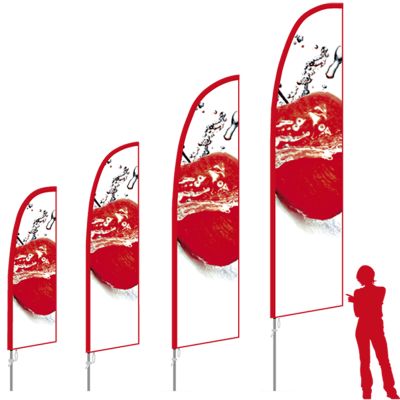 Beachflag Promo Feather Curve